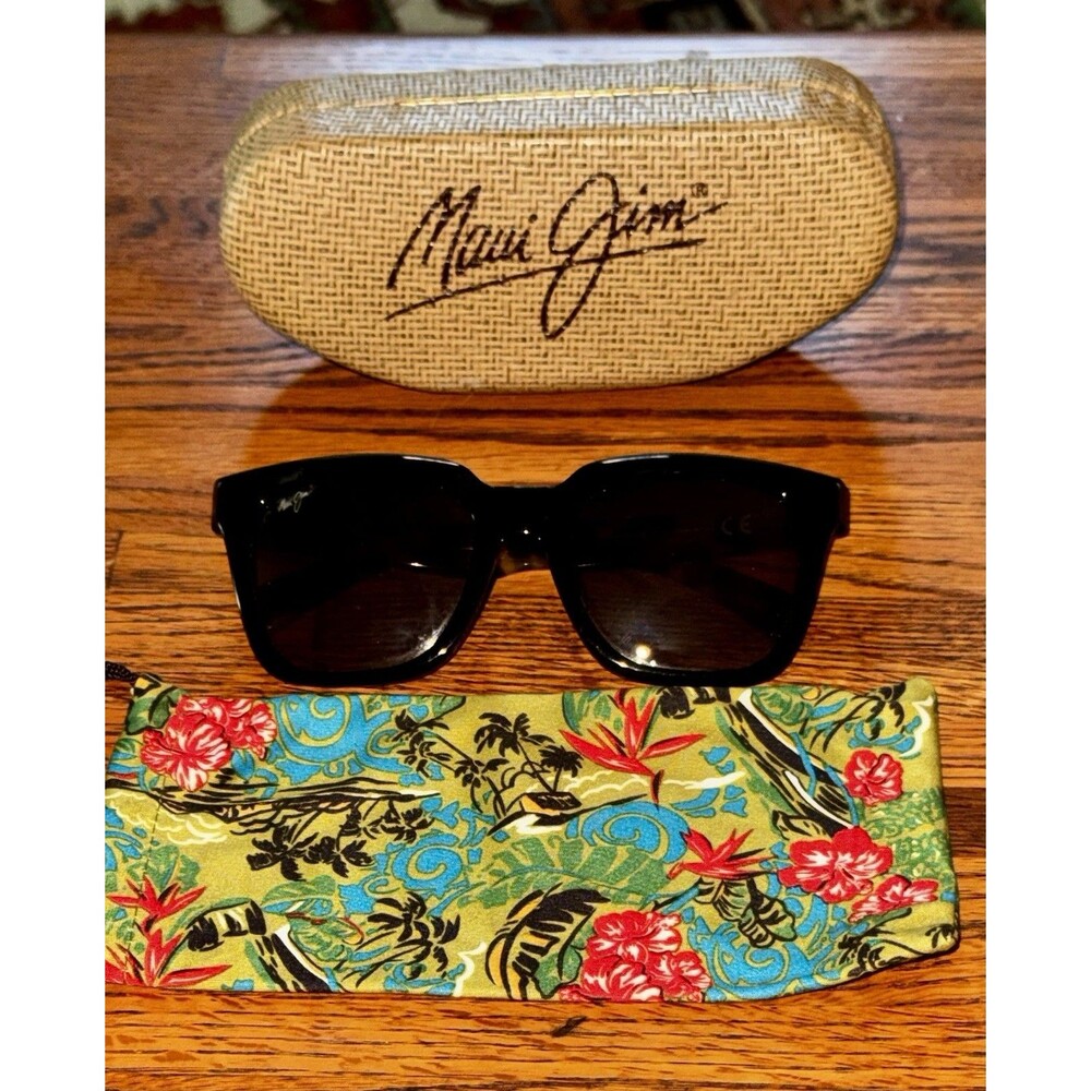 Maui Jim Sunglasses Heliconia MJ739-02B Black Tortoise with Neutral Gray Lenses